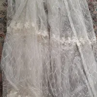 دو عدد پرده توری سالم سالم|پرده، رانر، رومیزی|قرچک, میرزائی شمالی|دیوار