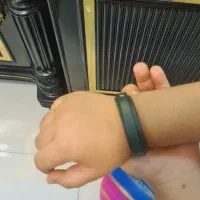 دستبند سبز چرم کاپشن بچگانه