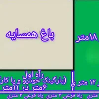 زمین باغی یا کارگاهی در قله قاسم (شوجار)