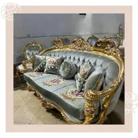 مبل ۷ نفره گیسو با میز جلو مبلی و عسلی