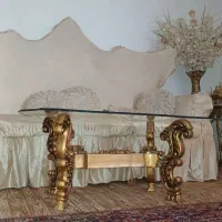 سه عدد میز چوب زیبا