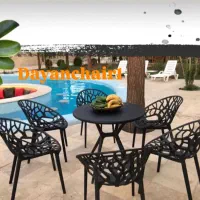 ست میز گرد و صندلی باغی آریا پلاست