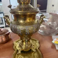سماور برنجی زغالی