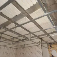 اجرای کناف پی وی سی تایل ۶۰×۶۰