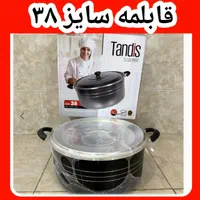 قابلمه و تابه سایز بزرگ مجلسی لبه دار صخیم تندیس|ظروف پخت‌وپز|کرج, حصارک بالا|دیوار