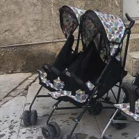 کالسکه دوقلو عصایی