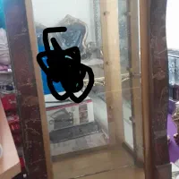 کابینت سه دره چوبی.  بوفه دو دره چوبی