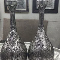 تنگ شرابی قلمزنی مسی|صنایع دستی و سایر لوازم تزئینی|اصفهان, نقش جهان|دیوار