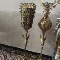 جا دستمال کاغذی وسطل و گلدان