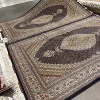 فرش دستباف (بساک) جفت ماهی ۴۰ رج خوی نو|فرش|مشکین‌دشت, |دیوار