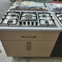 کابینت زیرگازی طرح چوب بیازمش