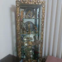 بوفه برنجی|بوفه، ویترین، کنسول|شهریار, شهرک بهاران (ویره)|دیوار