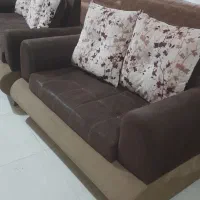 مبل ۷نفره کرم قهوهای