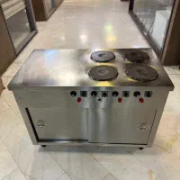 اجاق گاز برقی ۴ شعله تمام استیل|اجاق گاز و لوازم برقی پختوپز|تهران, امانیه|دیوار