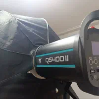 یک جفت فلاش گودکس Qs400II به همراه متعلقات|دوربین عکاسی و فیلم‌برداری|رشت, باهنر|دیوار