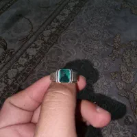 انگشتر نقره دست ساز زمرد