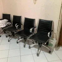 4 عدد صندلی اداری|مبلمان اداری|تهران, جنت‌آباد مرکزی|دیوار