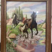 تابلوهای معرق مشبک سوزن دوزی|صنایع دستی و سایر لوازم تزئینی|مشکین‌دشت, |دیوار