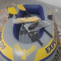 قایق بادی اینتکس دو نفره با ۴ پارو