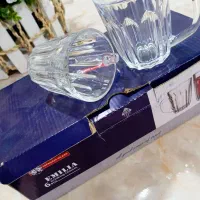 لیوان دسته دار،قندان کریستال و پارچ و لیوان خارجی|ظروف سرو و پذیرایی|ارومیه, |دیوار