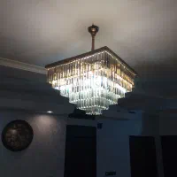 لوستر  شیشه ای ۶طبقه