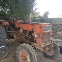 تراکتور رومانی با تیغه و تریلی