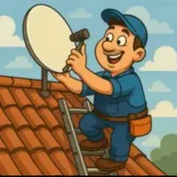 نصب آنتن نصاب آنتن گردان گیرنده دیجیتال