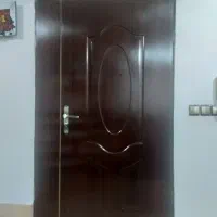 درب چوبی دولنگه بدون چهار چوب و دستگیره