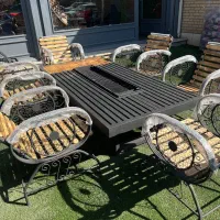 میز اتشدان /آتشکده دو حالته چوب ترمو مدرن|بخاری، هیتر، شومینه|تهران, صفا|دیوار