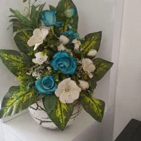 ساعت و گلدون