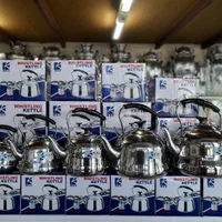 کتری استیل ضخیم و ضدزنگ M.R.S حک شده/کتری بزرگ|قوری، کتری، قهوه‌ساز دستی|مشهد, رسالت|دیوار