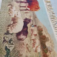 تابلو فرش دستباف تراکم و رج بالا|فرش|بجنورد, |دیوار