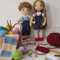 عروسکهای بافتنی|اسباببازی|بروجرد, |دیوار