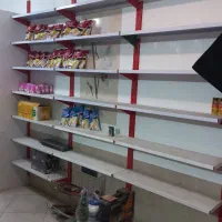 قفسه کامل و استند پاستیل و کیک فروشی