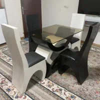 میز غذا خوردی چهار نفره|میز و صندلی غذاخوری|فردوسیه, |دیوار