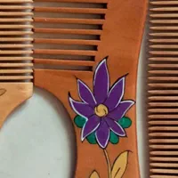 شانه چوبی، نقاشی کار دست|صنایع دستی و سایر لوازم تزئینی|شیراز, باغ تخت|دیوار