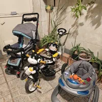 کالسکه، سه چرخه، روروک و ست خواب بچه(مسافرتی)|کالسکه و لوازم جانبی|ورامین, ورامین|دیوار