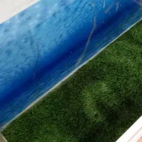 ۲عدد آکواریوم ۱متری شرکتی با کلیه لوازم|ماهی|بروجرد, |دیوار