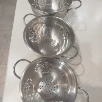 آبکش سه تیکه استیل