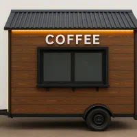 کافه سیار / کانکس سیار / کاروان /  کانکس فروشگاهی