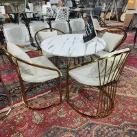 میز و صندلی چهار نفره مدل پشت جارویی