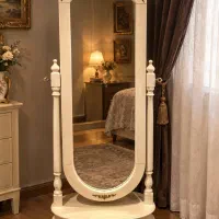 آینه ایستاده چوبی کشودار مناسب جهیزیه