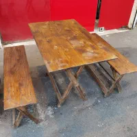 میز و نیمکت تاشو