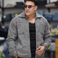 کت فوتر ضخیم مردانه طوسی کد 824|لباس|نسیمشهر, |دیوار