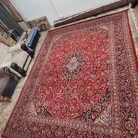 فرش دستباف ۱۲ متری لاکی ،یک جفت، خیلی تمیز