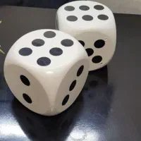 دوعدد تاس بزرگ دکوری