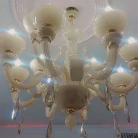 لوستر پذیرایی و آشپزخانه