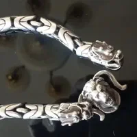 دستبند نقره کاردست