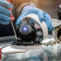 تعمیر دوربین مداربسته در محل