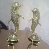 برنز دکوری دلفین و عقاب